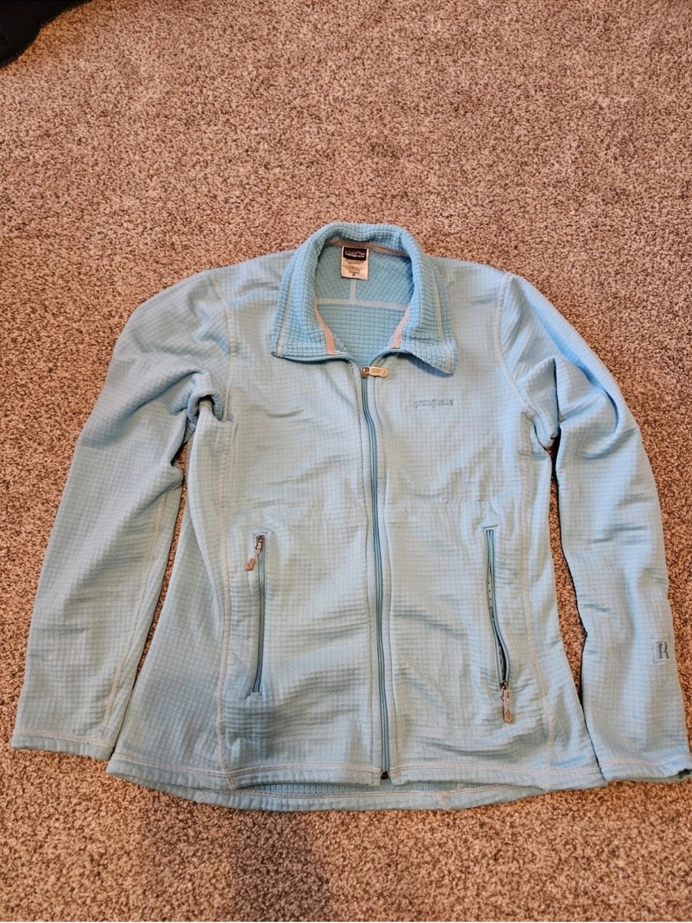 Patagonia Jacket Light Powder Blue Women’s Size M